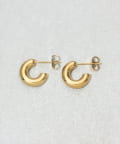 3COINS(スリーコインズ) ステンレスボリュームフープピアス