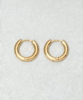 3COINS(スリーコインズ) ステンレスボリュームフープワンタッチピアス