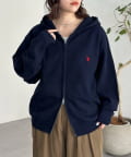 CPCM(シーピーシーエム) 【U.S. POLO ASSN.】スウェットライクニットジップパーカー