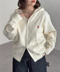 CPCM(シーピーシーエム) 【U.S. POLO ASSN.】スウェットライクニットジップパーカー