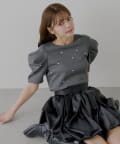 Chico(チコ) 【SALON by Chico】バックオープンパールパワショルT