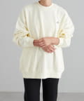 OUTLET(アウトレット) 【earthy_】オーガニックコットンオーバークルースウェット