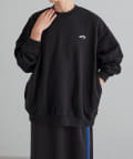 OUTLET(アウトレット) 【earthy_】オーガニックコットンオーバークルースウェット
