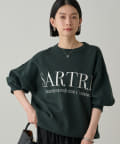 OUTLET(アウトレット) 【Loungedress】刺繍ロゴニット