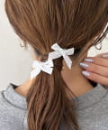 Lattice(ラティス) 【MyM Yoshikoさん着用】ドットリボンヘアクリップセット(2P)