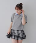 NICE CLAUP / OLIVE des OLIVE OUTLET(ナイスクラップ  / オリーブ デ オリーブ アウトレット) 【RMAF】【衿を付け替えれる！】3WAYケーブルニット