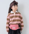 CIAOPANIC TYPY(チャオパニックティピー) 【KIDS】【FOX×TYPY】ボーダーラガーシャツ