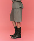 OUTLET(アウトレット) 【WHO'S WHO gallery】スタッズタックハーフスラックス