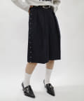 OUTLET(アウトレット) 【WHO'S WHO gallery】スタッズタックハーフスラックス