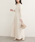 natural couture(ナチュラルクチュール) WEB限定／〈osono〉前後2WAYカットジョーゼットフレアワンピース