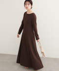 natural couture(ナチュラルクチュール) WEB限定／〈osono〉前後2WAYカットジョーゼットフレアワンピース
