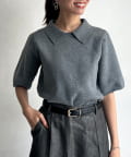 Chez toi(シェトワ) 衿取り外しニット