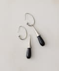 ear PAPILLONNER(イア パピヨネ) 2WAYナスビストーンピアス