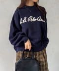 LOCUST(ローカスト) 【U.S.POLO ASSN.】 チェーン刺繍ニットプルオーバー
