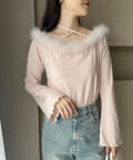 NICE CLAUP / OLIVE des OLIVE OUTLET(ナイスクラップ  / オリーブ デ オリーブ アウトレット) 【one after another】マラボー長袖インナー