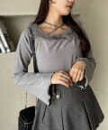 NICE CLAUP / OLIVE des OLIVE OUTLET(ナイスクラップ  / オリーブ デ オリーブ アウトレット) 【one after another】マラボー長袖インナー