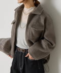 Jena　espace merveilleux(ジェナ　エスパスメルヴェイユ) バックタックブルゾン