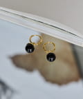 ear PAPILLONNER(イア パピヨネ) キャップ付ドロップピアス