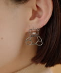 ear PAPILLONNER(イア パピヨネ) 《WEB＆一部店舗限定》シルエットテディピアス