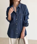 FREDY & GLOSTER(フレディ アンド グロスター) 【大人気リバイバル】FR刺繍デニムシャツ