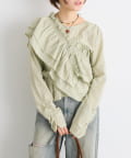 w closet(ダブルクローゼット) 【25AW】マルチウェイ長袖ブラウス