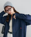 DISCOAT(ディスコート) 【WEB限定】ハート刺繍シャツ