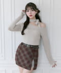 OLIVE des OLIVE(オリーブ デ オリーブ) 【Belle Charme】ラインストーンロゴリボンT