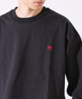 FREDY & GLOSTER(フレディ アンド グロスター) 【夏の大ヒットが秋仕様で登場】【BOY刺繍】裏グラデーション 天竺ロンT