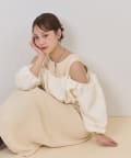 mystic(ミスティック) 【8/14 12:00予約START!】【@sktnnm企画】ホイップブラウスセットワンピース