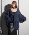 Remind me and forever(リマインドミーアンドフォーエバー) 【Mavie..7】マーブルニットカーディガン