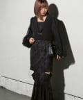 【Mavie.7】 袖チュールショートジャケット(完売品) Mavie..7】チュール袖ショートジャケット | Remind me and