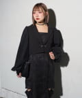 Remind me and forever(リマインドミーアンドフォーエバー) 【Mavie..7】チュール袖ショートジャケット