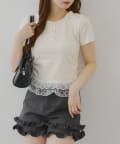 NICE CLAUP / OLIVE des OLIVE OUTLET(ナイスクラップ  / オリーブ デ オリーブ アウトレット) 【RMAF】レースホルターＴ