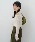 Kastane(カスタネ) 【予約販売 8.14 (木) ①12:00開始 ②19:00開始/YAMADA企画/WEB限定】アシメレイヤードシアーロンTee
