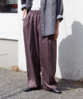 OUTLET(アウトレット) 【Kastane】ルーズフィットイージースラックス