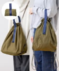3COINS(スリーコインズ) トラベル2WAYエコバッグ