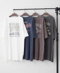 Remind me and forever(リマインドミーアンドフォーエバー) 【NAO】ビンテージ加工チュニックＴシャツ