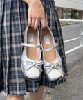 Lattice(ラティス) サテンリボンパンプス