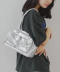 NICE CLAUP / OLIVE des OLIVE OUTLET(ナイスクラップ  / オリーブ デ オリーブ アウトレット) 【RMAF】リボン2ポケット付ボストンbag