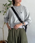 CPCM(シーピーシーエム) 【U.S. POLO ASSN.】クロップド裏毛プルオーバー