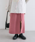 OUTLET(アウトレット) 【w closet】スリットロングスカート