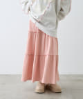 OUTLET(アウトレット) 【w closet】フリルティアードスカート