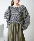 OUTLET(アウトレット) 【w closet】MIXループニットプルオーバー