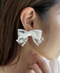 Lattice(ラティス) レースリボンピアス