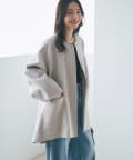 La boutique BonBon(ラブティックボンボン) 【miki監修カラーあり・復刻】ライトラグランフレアコート