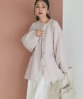 La boutique BonBon(ラブティックボンボン) 【miki監修カラーあり・復刻】ライトラグランフレアコート