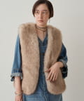 LOUNGEDRESS(ラウンジドレス) フェイクファーベスト