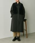 マルチ2way◆ear PAPILLONNER◆ボアベスト付き馬刺しゅうコート ear PAPILLONNER（イアパピヨネ）の「《別々で着まわせる