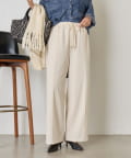 Jena　espace merveilleux(ジェナ　エスパスメルヴェイユ) 【WEB限定】【待望の再入荷！/サイズ展開あり】とろみイージーパンツ
