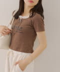 NICE CLAUP / OLIVE des OLIVE OUTLET(ナイスクラップ  / オリーブ デ オリーブ アウトレット) 【RMAF】ホルターネックレースアップT